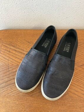 RALPH LAUREN “Jinny” Slip On Sneakers Size 8B